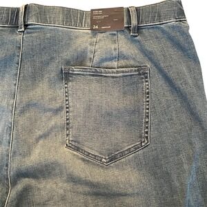 NWT J Jill Denim High Rise Wide Leg Jeans Women's Size 24 Astoria Wash